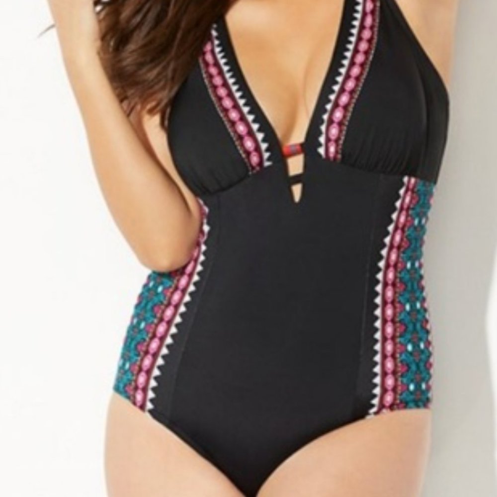 New Women’s Plus Size One Piece Swimsuit, Sz 20